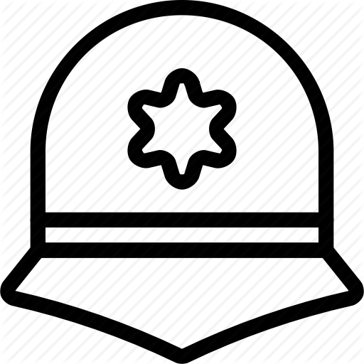 Crime, Enforcement, Hat, Law, Police, Protection, War Icon