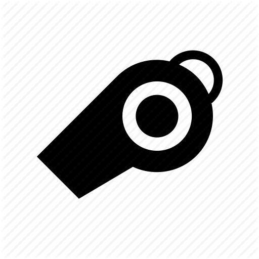 Enforcement, Law, Police, Traffic Agent, Whistle Icon