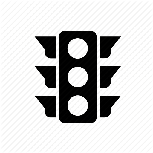 Enforcement, Law, Police, Traffic Light Icon