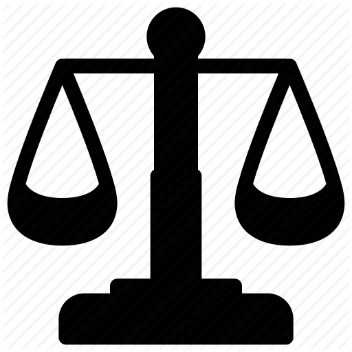 Balance, Court, Justice, Law, Scales Icon