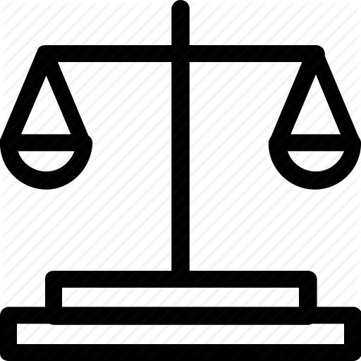 Balance, Economy, Finance, Fintech, Law, Office, Sue Icon