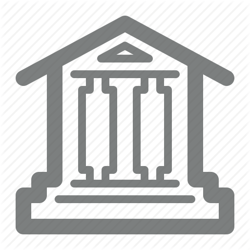 Bank, Courthouse, Law Icon