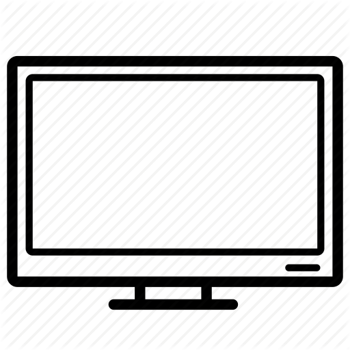 Lcd, Tv Icon