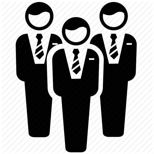 Businessman, Employees, Group, Leader, Leadership Icon