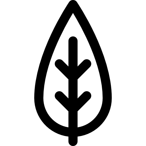 Plant Leaf Outline Icons Free Download