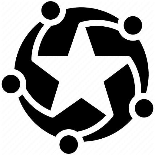 Crew, League, Partners, Partnership, People, Star, Team Icon