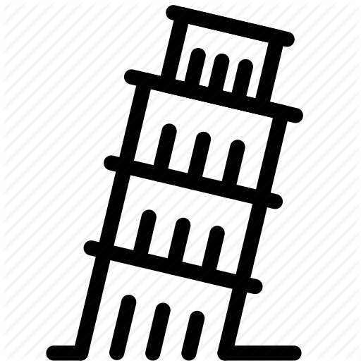 Europe, Italy, Lean, Leaning, Pisa, Tower, Trip Icon