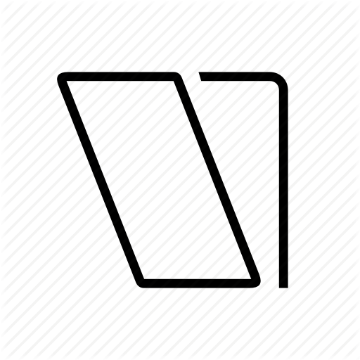 Lean, Left, Skew, Task, Transform Icon