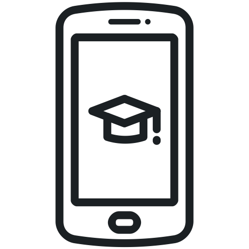Smartphone Icon, Mobile, Education, Learning Icon