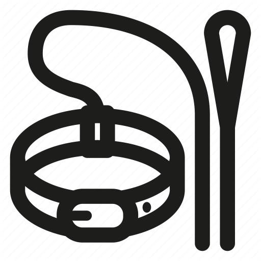 Collar, Leash, Pets Icon