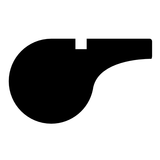 Referee Whistle Free Vector Icons Designed