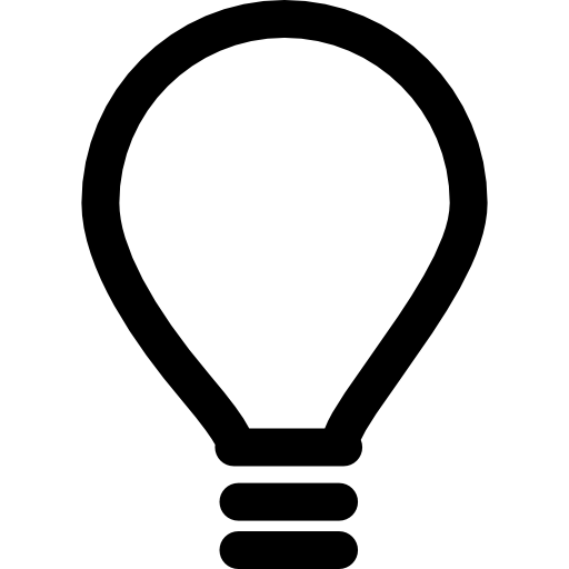 Light Bulb, Idea, Ios Interface Symbol Icons Free Download