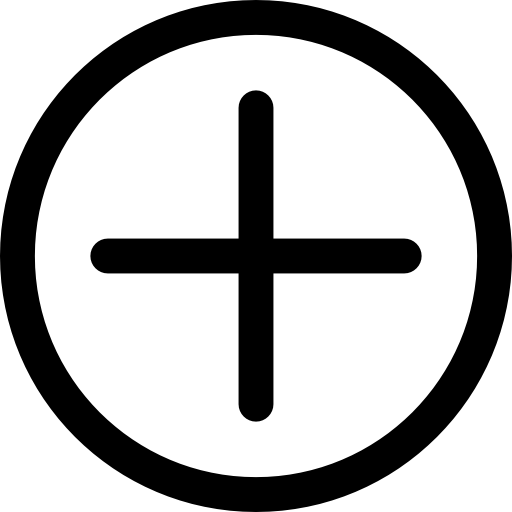 Plus Addition Sign Circle Icons Free Download