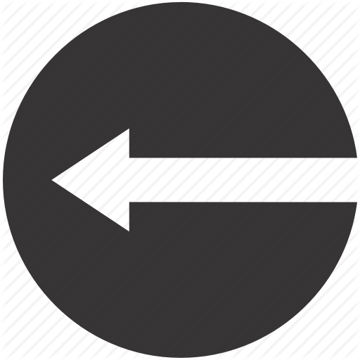 Arrow, Left, Road, Sign Icon