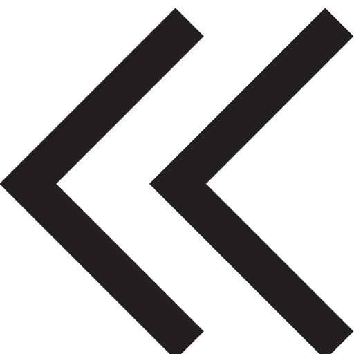 Arrow, Double, Left Icon