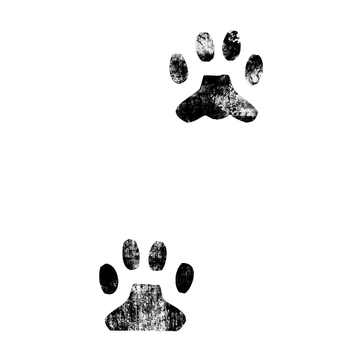 Paw Print Legacy Icon Tags