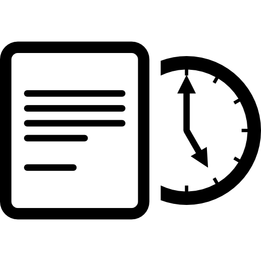 Legal Document With Valid Period Icons Free Download