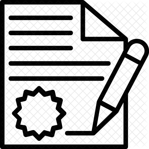 Contract Banner Black And White Library Legal Document Huge