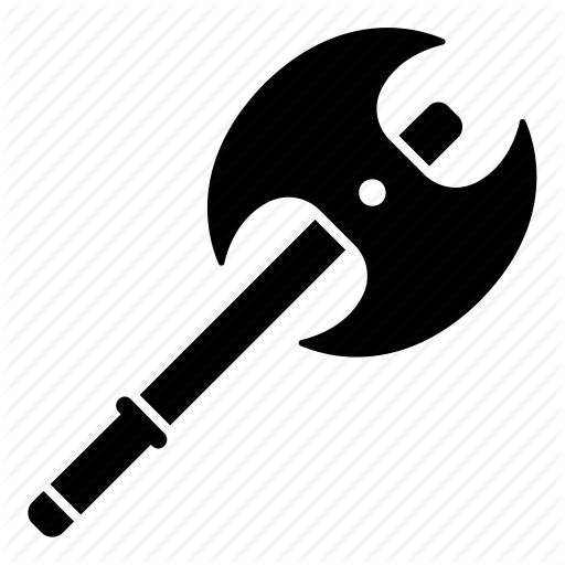 Axe, Battle, Crescent, Double, War, Warrior, Weapon Icon