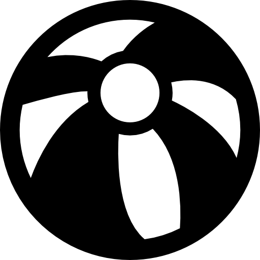 Summer Beach Ball For Leisure Time Icons Free Download