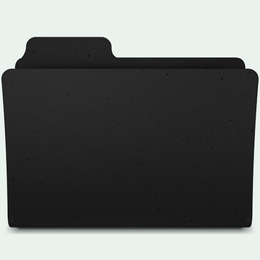 Leopard Folder In Black