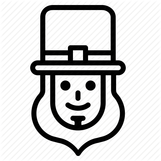 Beard, Leprechaun, Luck, Man, Patrick, Shamrock Icon