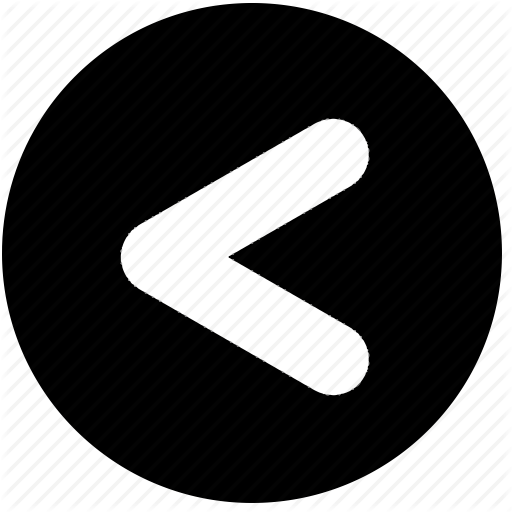 Arrow, Circle, Less Than, Math, Round, Signs, Symbols Icon