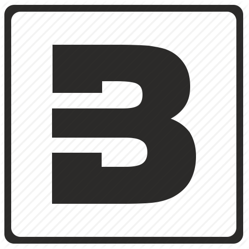 Alphabet, B, Latin, Letter, Modern Icon