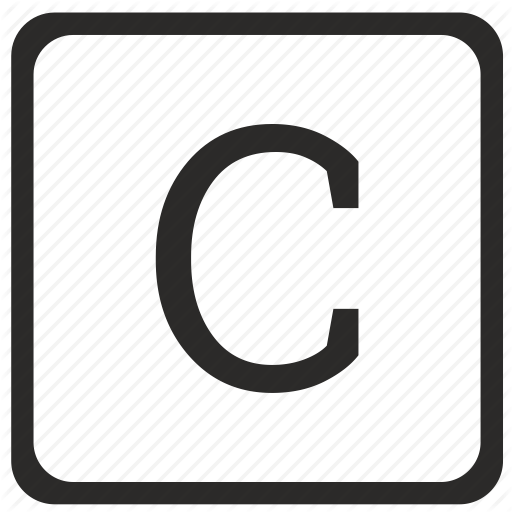 C, Keyboard, Latin, Letter, Uppercase Icon