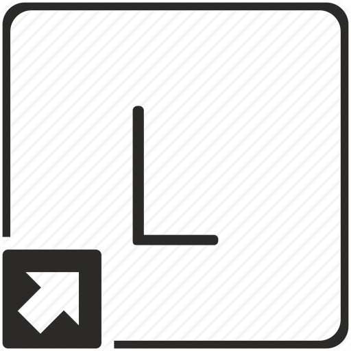 Key, Keyboard, L, Letter, Shortcut Icon