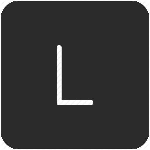 Key, Keyboard, L, Letter, Uppercase Icon