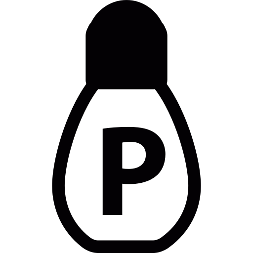 Light Bulb With Letter P Png Icon