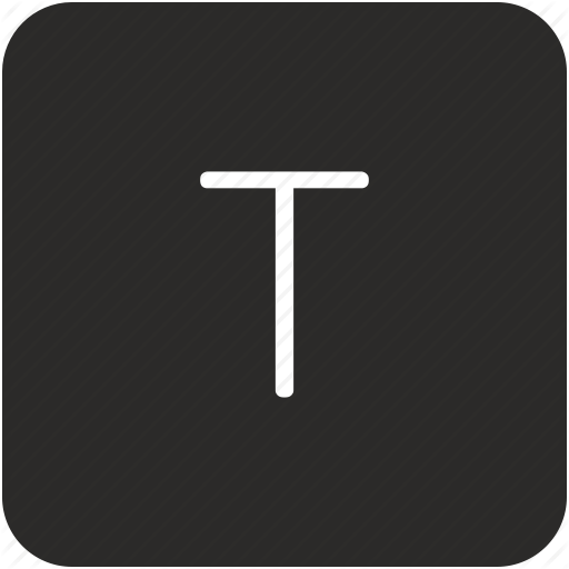 Key, Keyboard, Letter, T, Uppercase Icon