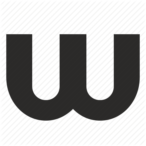 Alphabet, Child, Kid, Latin, Letter, W Icon