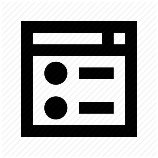 Li, List, List Item, Menu, Ul Icon