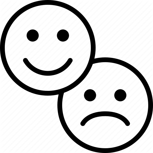Customer, Emoji, Face, Happy, Sad, Satisfation, Smiley Icon