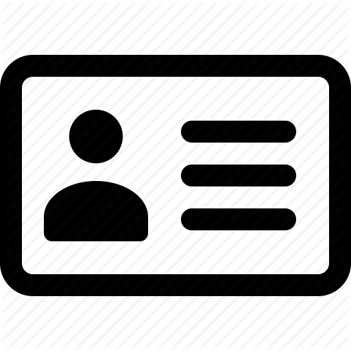 Card, Driver's, Drivers, Id, Identification, Identity, License Icon