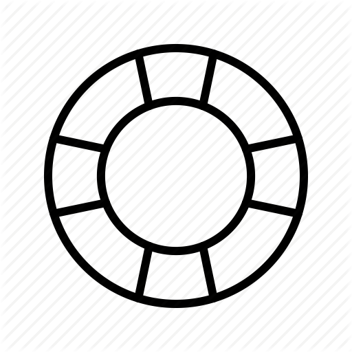 Life Preserver, Protection, Secure, Water Icon