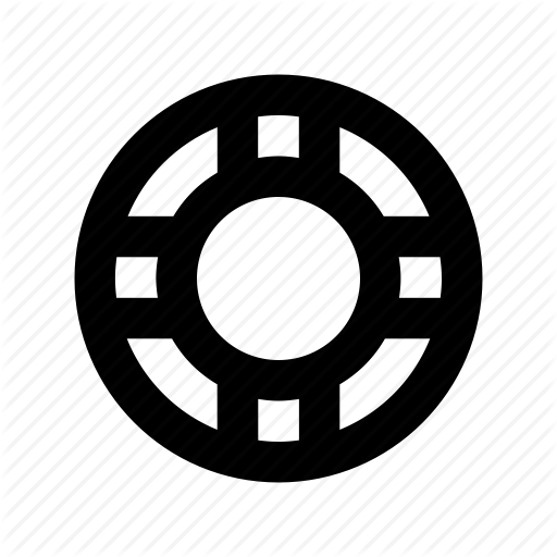 Life Ring, Lifebuoy, Lifeguard, Lifesaver, Ring Buoy Icon