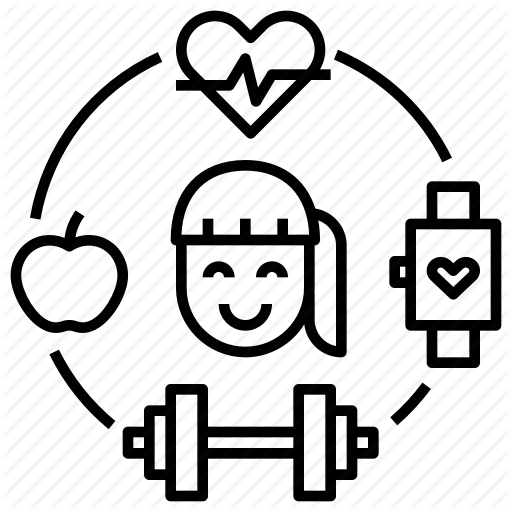 Diet, Exercise, Fitness, Health, Healthy, Lifestyle Icon