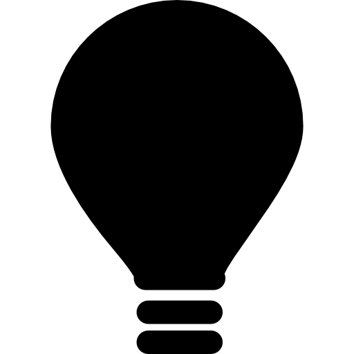 Light Bulb, Idea, Ios Interface Symbol Icons Free Download