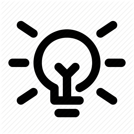 Idea, Light, Light Bulb Icon