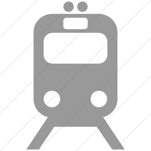 Simple Light Gray Aiga Rail Transportation Icon