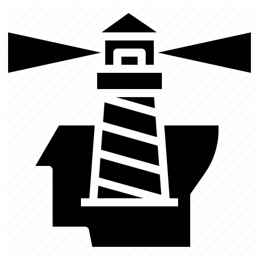 Creative, Head, Lighthouse Icon