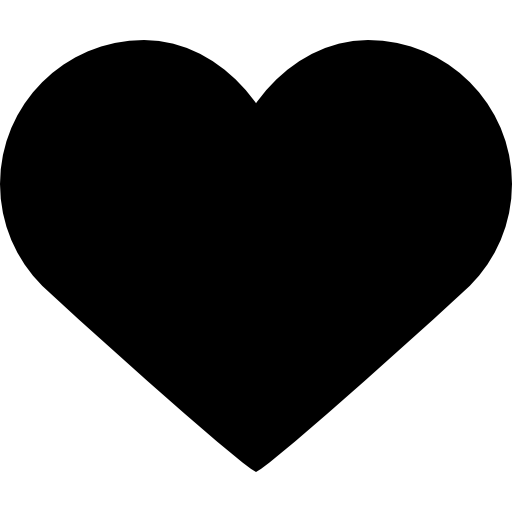 Like Black Heart Button Icons Free Download