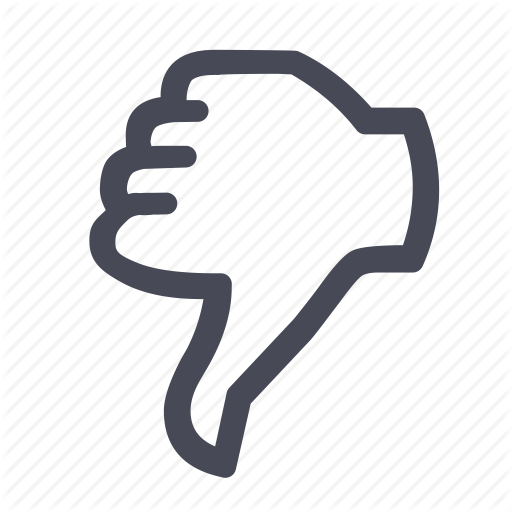 Dislike, Down, Like, Thumbs, Unlike Icon