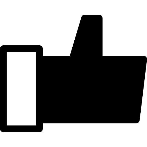 Like Hand Symbol In A Circle