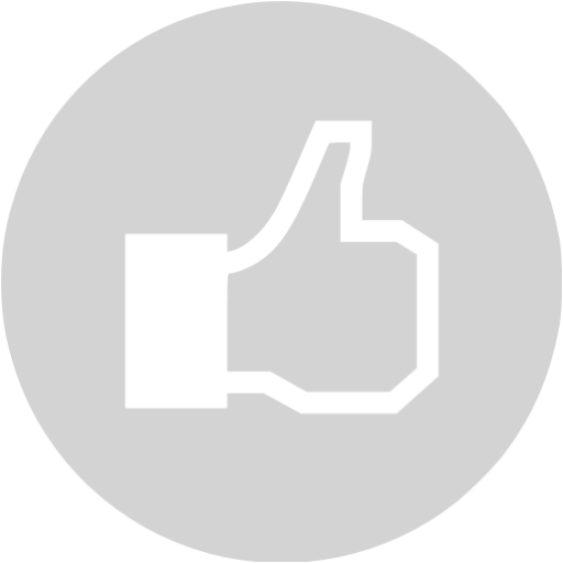 Light Gray Facebook Like Icon