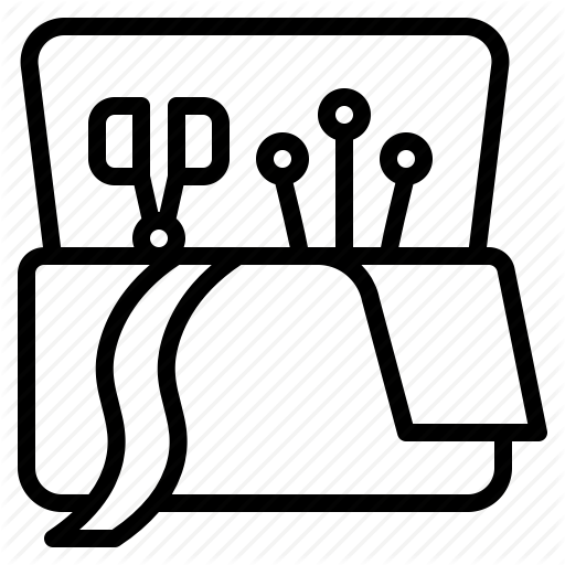 Accessories, Box, Scissors, Storage, Tools Icon