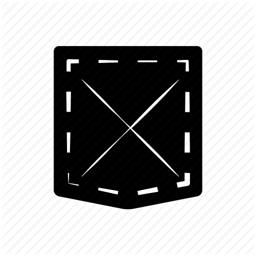 Patch, Pocket, Repair, Sewing, Stitch, Tailoring, Tools Icon